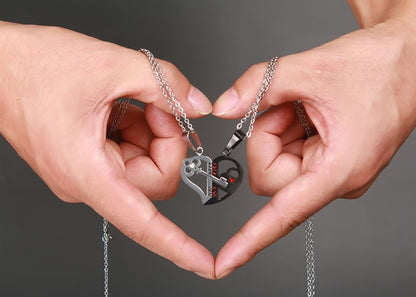 Ensemble collier pendentif amour pour saint valentin