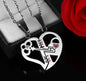 Ensemble collier pendentif amour pour saint valentin