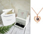 Coffret Cadeau Collier Rose, Cadeau Parfait pour marquer un souvenir