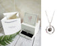 Coffret Cadeau Collier Rose, Cadeau Parfait pour marquer un souvenir